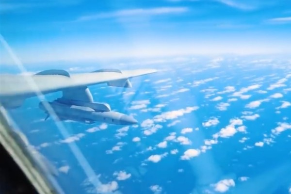 H-6K bombers armed with anti-ship missiles took part in the patrols, according to Chinese state media. Photo: CCTV