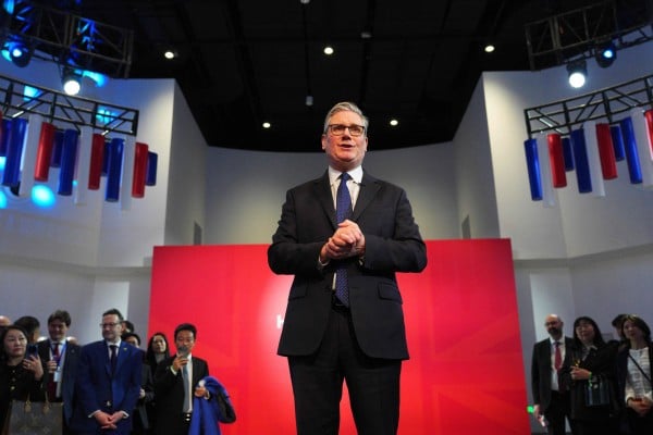 UK Prime Minister Keir Starmer addresses Chinese and UK business delegations at a reception in Shanghai on Friday. Photo: AFP UK Prime Minister Keir Starmer addresses Chinese and UK business delegations at a reception in Shanghai on Friday. Photo: AFP