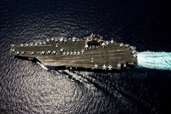 The USS Abraham Lincoln. (Photo US Navy/AFP)