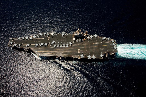 The USS Abraham Lincoln. (Photo US Navy/AFP) The USS Abraham Lincoln. (Photo US Navy/AFP)