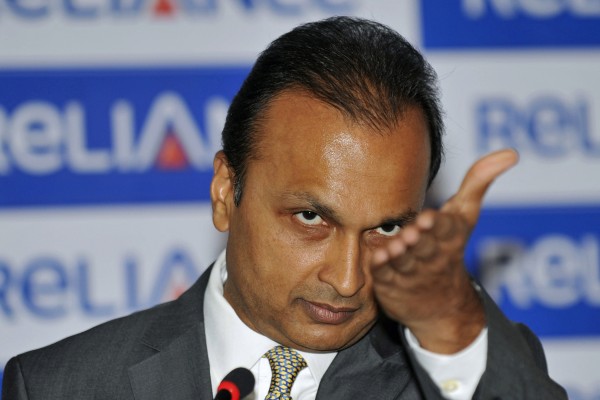 Indian businessman Anil Ambani. Photo: AFP
