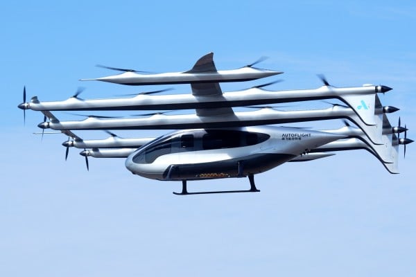 AutoFlight describes eVTOL aircraft Matrix as the largest of its kind in the world. Photo: Handout AutoFlight describes eVTOL aircraft Matrix as the largest of its kind in the world. Photo: Handout