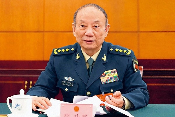 Zhang Shengmin is the last uniformed general remaining on the commission. Photo: Handout
