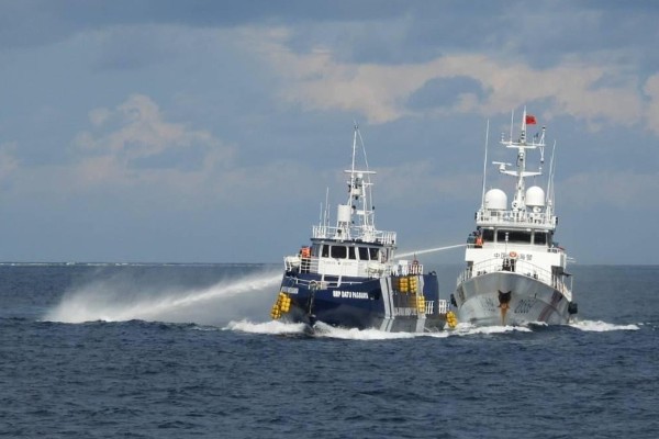 Chinese and Philippine coastguards have tussled repeatedly over the South China Sea. Photo: Philippine Coast Guard via AP