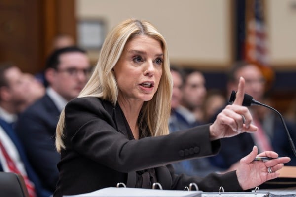 US Attorney General Pam Bondi testifying in Washington. Photo: AP US Attorney General Pam Bondi testifying in Washington. Photo: AP