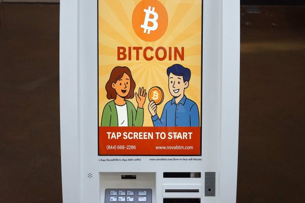 A bitcoin ATM in San Rafael, California. Photo: Getty Images via AFP