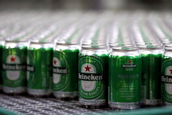 Heineken beers are becoming a popular choice for stay-at-home drinkers in China, according to the end of year sales results. China was one of the top three contributors to Heineken’s net profit in 2025. Photo: Reuters 