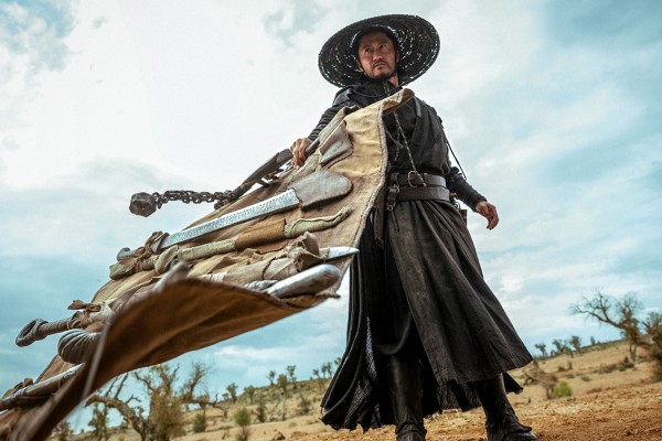 Wu Jing as Dao Ma in a still from Blades of the Guardians, directed by Yuen Woo-ping, who helped define the martial arts genre in cinema. Wu Jing as Dao Ma in a still from Blades of the Guardians, directed by Yuen Woo-ping, who helped define the martial arts genre in cinema.