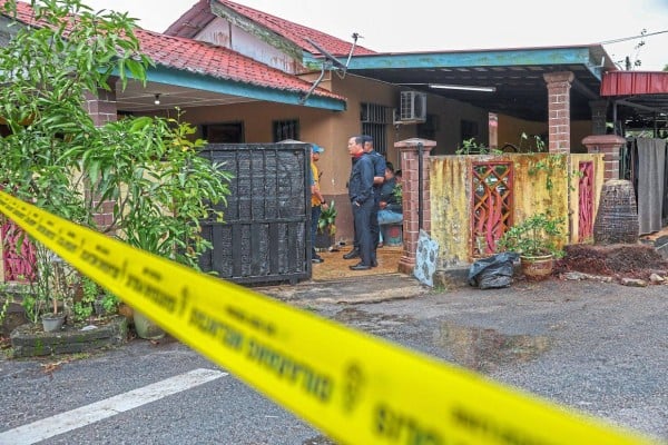 Five members of a family were found dead at a house in Kuantan, Malaysia’s Pahang state. Photo: The Star Five members of a family were found dead at a house in Kuantan, Malaysia’s Pahang state. Photo: The Star