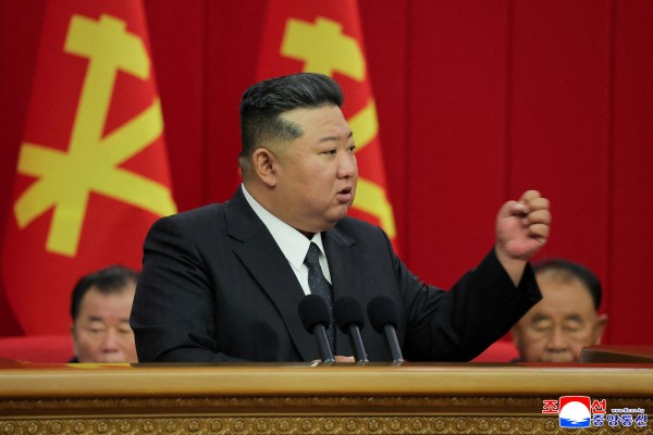 China and Russia have congratulated North Korean leader Kim Jong-un and the Workers’ Party on the conclave that started on February 19. It will set policy direction for the next five years. Photo: KCNA via Reuters 