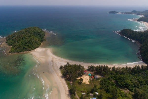 An aerial view of a beach in Kudat, Sabah, Monday’s quake occured about 49km west of Kudat. Photo: Shutterstock An aerial view of a beach in Kudat, Sabah, Monday’s quake occured about 49km west of Kudat. Photo: Shutterstock