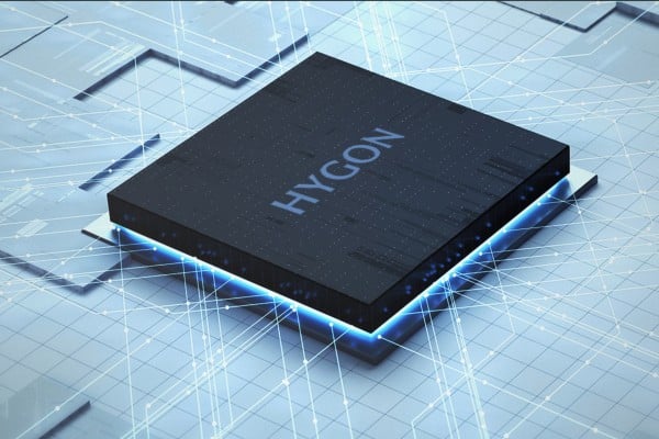 A Hygon accelerator used in artificial intelligence model training and inference. Photo: Hygon