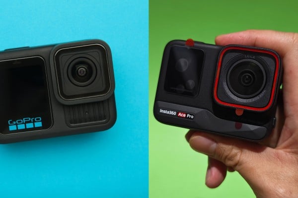 A combo pic of GoPro 13 (left) and Insta360 Ace Pro action camera. Photo: Shutterstock A combo pic of GoPro 13 (left) and Insta360 Ace Pro action camera. Photo: Shutterstock