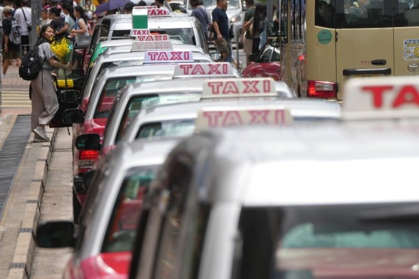 Taxis and buses outside Tai Wai MTR station on July 14, 2024. Photo: Sam Tsang Taxis and buses outside Tai Wai MTR station on July 14, 2024. Photo: Sam Tsang