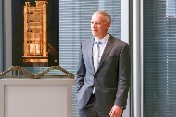 HSBC CEO Georges Elhedery poses for a photograph in Hong Kong on February 26, 2026. Photo: Jonathan Wong