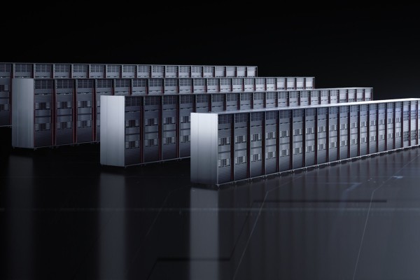 Huawei showcases its SuperPoD products at MWC Barcelona 2026. Photo: handout