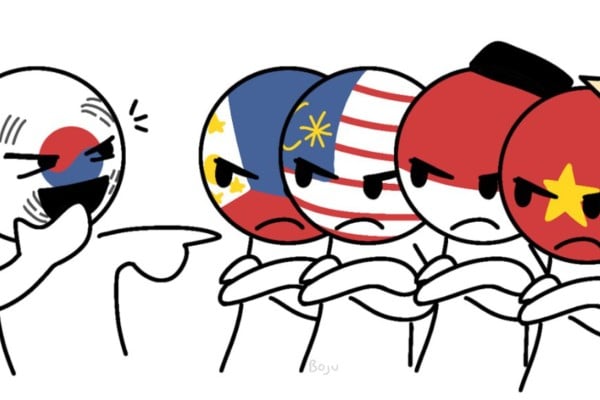 A social media post using #SEAblings and an illustration over a row following South Korean rock band Day6’s concert in Kuala Lumpur. Photo: X/Boju A social media post using #SEAblings and an illustration over a row following South Korean rock band Day6’s concert in Kuala Lumpur. Photo: X/Boju