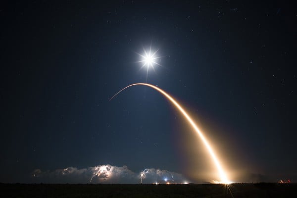 Elon Musk’s SpaceX is aiming to have a constellation of up to a million satellites operating as orbital data centres. Pictured is the launch of a SpaceX Falcon 9. File photo: SpaceX/TNS Elon Musk’s SpaceX is aiming to have a constellation of up to a million satellites operating as orbital data centres. Pictured is the launch of a SpaceX Falcon 9. File photo: SpaceX/TNS