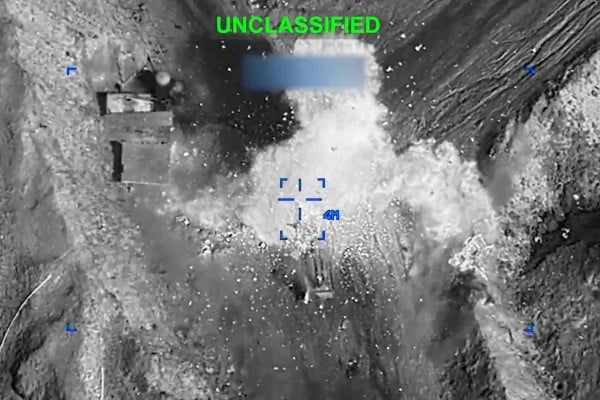 US Forces strike Iranian military targets in “Operation Epic Fury”. A Chinese defence spokesman says widespread use of AI in war could “erode ethical constraints and accountability in wars”. Photo: Handout US Forces strike Iranian military targets in “Operation Epic Fury”. A Chinese defence spokesman says widespread use of AI in war could “erode ethical constraints and accountability in wars”. Photo: Handout