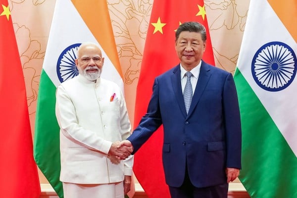 Indian Prime Minister Narendra Modi shakes hands with Chinese President Xi Jinping during a bilateral meeting on the sidelines of the Shanghai Cooperation Organisation summit in Tianjin in 2025. Photo: AFP Indian Prime Minister Narendra Modi shakes hands with Chinese President Xi Jinping during a bilateral meeting on the sidelines of the Shanghai Cooperation Organisation summit in Tianjin in 2025. Photo: AFP