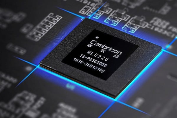 Cambricon’s MLU220 AI acceleration card. Photo: Handout Cambricon’s MLU220 AI acceleration card. Photo: Handout