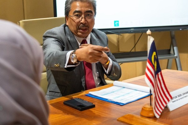 Malaysia’s Minister of Investment, Trade and Industry Johari Abdul Ghani. Photo: Facebook/joharighaniofficial
