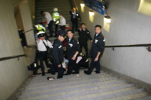 The shootout happened at the junction of Canton Road and Austin Road in Tsim Sha Tsui. Photo: Handout The shootout happened at the junction of Canton Road and Austin Road in Tsim Sha Tsui. Photo: Handout