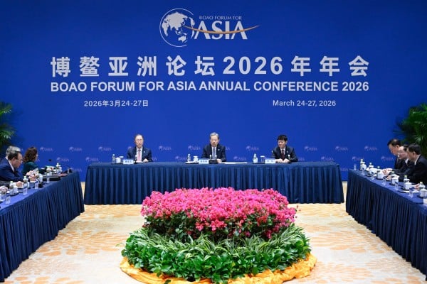 Zhao Leji, chairman of the National People’s Congress Standing Committee, at the Boao Forum for Asia in Boao, south China’s Hainan province, on Wednesday. Photo: Xinhua Zhao Leji, chairman of the National People’s Congress Standing Committee, at the Boao Forum for Asia in Boao, south China’s Hainan province, on Wednesday. Photo: Xinhua