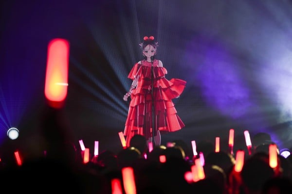 Virtual YouTuber Kizuna AI performs at a concert in Tokyo, Japan, in September 2025. Photo: Kyodo Virtual YouTuber Kizuna AI performs at a concert in Tokyo, Japan, in September 2025. Photo: Kyodo
