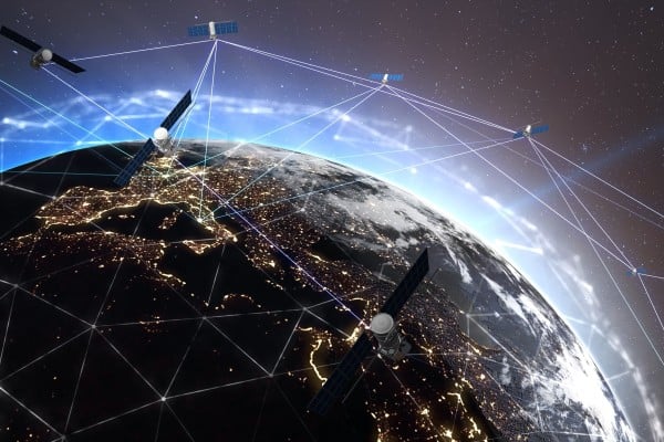 Tsinghua University says its new network uses coded light signals from “beacon” satellites. Photo: Shutterstock Tsinghua University says its new network uses coded light signals from “beacon” satellites. Photo: Shutterstock
