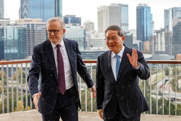 Australian Prime Minister Anthony Albanese (left) and China’s Premier Li Qiang spoke by phone on Tuesday ahead of Li’s planned visit to Australia later this year. Photo: AFP Australian Prime Minister Anthony Albanese (left) and China’s Premier Li Qiang spoke by phone on Tuesday ahead of Li’s planned visit to Australia later this year. Photo: AFP