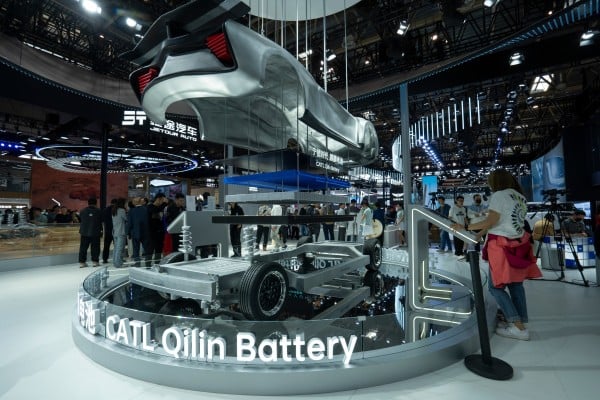 A CATL display is seen at the Beijing International Automotive Exhibition, April 30, 2024. Photo: Shutterstock Images A CATL display is seen at the Beijing International Automotive Exhibition, April 30, 2024. Photo: Shutterstock Images