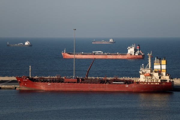 Oil tankers anchor off Muscat, Oman, on March 7. Photo: Reuters
Oil tankers anchor off Muscat, Oman, on March 7. Photo: Reuters