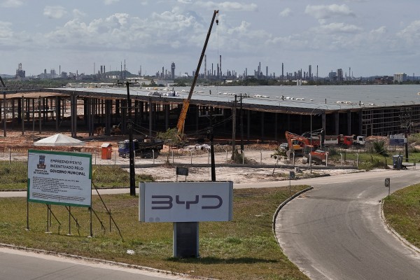 BYD’s electric-vehicle factory construction site in Camaçari, Brazil, in December 2024. Photo: Reuters
BYD’s electric-vehicle factory construction site in Camaçari, Brazil, in December 2024. Photo: Reuters