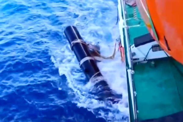 China surveyed more than 20,000 observation points, culminating in a geochemical data set of eastern waters, according to state media. Photo: CCTV