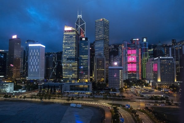 Bank and commercial buildings dot the skyline in Hong Kong’s Central business district in 2020. Photo: Sun Yeung Bank and commercial buildings dot the skyline in Hong Kong’s Central business district in 2020. Photo: Sun Yeung