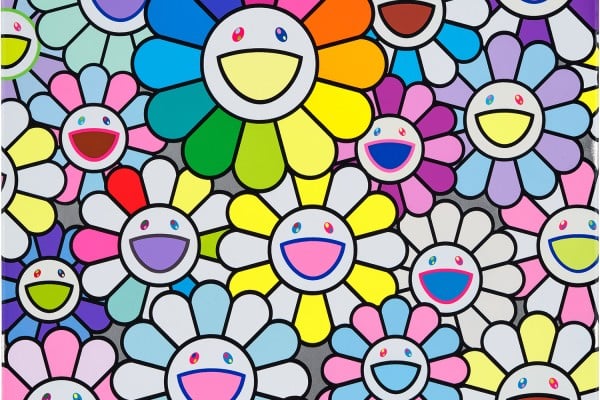 Takashi Murakami’s Flowers of Hope; the artist is the originator of the Superflat style. Photo: Phillips Takashi Murakami’s Flowers of Hope; the artist is the originator of the Superflat style. Photo: Phillips