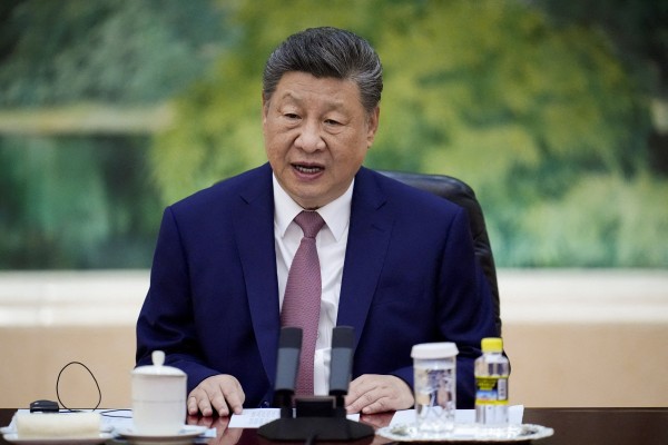 President Xi Jinping at a meeting in the Great Hall of the People in Beijing on April 15. Photo: Reuters