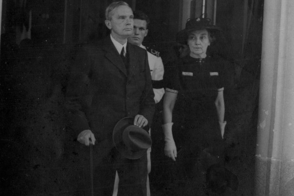Sir Mark Young (left) in an undated picture. He was serving as Hong Kong’s governor when the territory fell under Japanese occupation in 1941. Photo: SCMP Archive