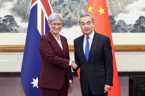 Australian Foreign Minister Penny Wong meets her Chinese counterpart Wang Yi in Beijing on Wednesday. Photo: Xinhua Australian Foreign Minister Penny Wong meets her Chinese counterpart Wang Yi in Beijing on Wednesday. Photo: Xinhua