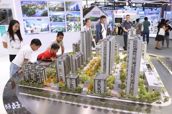 Property models are displayed at the China International Fair for Trade in Services in Beijing on September 14, 2025. Photo: VCG via Getty Images Property models are displayed at the China International Fair for Trade in Services in Beijing on September 14, 2025. Photo: VCG via Getty Images