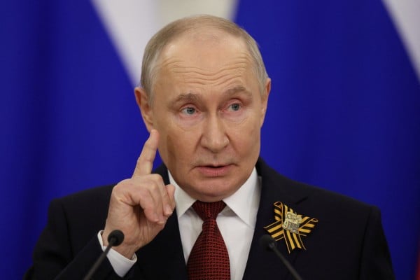 Russian President Vladimir Putin speaks during a press conference in Moscow on Saturday. Photo: Reuters Russian President Vladimir Putin speaks during a press conference in Moscow on Saturday. Photo: Reuters