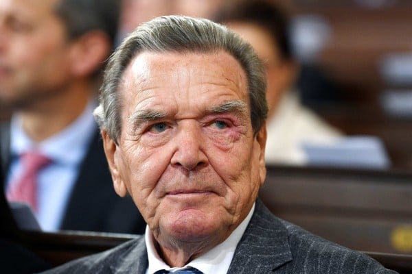 Former German chancellor Gerhard Schroeder in 2023. Photo: AFP Former German chancellor Gerhard Schroeder in 2023. Photo: AFP