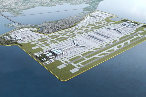 An artist's impression of the Sangley Point International Airport project. Photo: Handout An artist's impression of the Sangley Point International Airport project. Photo: Handout