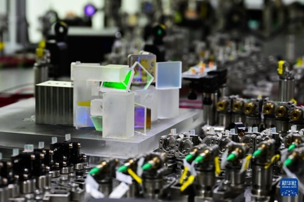 A partial view of China’s new photonic quantum computing prototype, Jiuzhang 4.0. Photo: Xinhua 