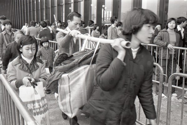The pre-Chinese New Year rush at the Kowloon-Canton Railway terminal in Hung Hom, in 1978. Photo: SCMP Archives The pre-Chinese New Year rush at the Kowloon-Canton Railway terminal in Hung Hom, in 1978. Photo: SCMP Archives