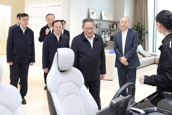Chinese Premier Li Qiang during a tour in Beijing on Monday. Photo: Xinhua Chinese Premier Li Qiang during a tour in Beijing on Monday. Photo: Xinhua
