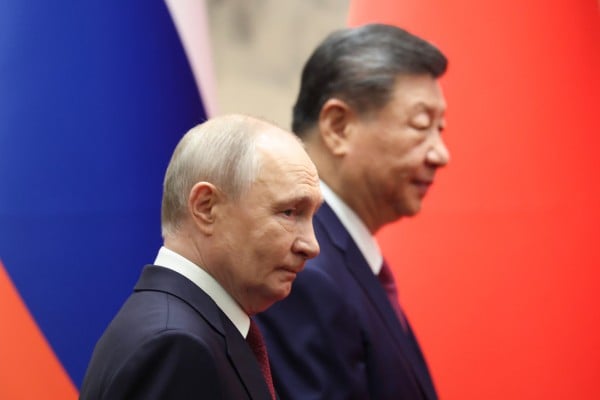 Russian President Vladimir Putin and Chinese President Xi Jinping. Photo: Pool/AP Russian President Vladimir Putin and Chinese President Xi Jinping. Photo: Pool/AP