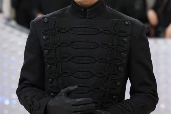 Jackson Wang poses at the Met Gala in New York City in 2023. Long before he was a singer, the Got7 rapper was a fencer. Photo: Reuters Jackson Wang poses at the Met Gala in New York City in 2023. Long before he was a singer, the Got7 rapper was a fencer. Photo: Reuters