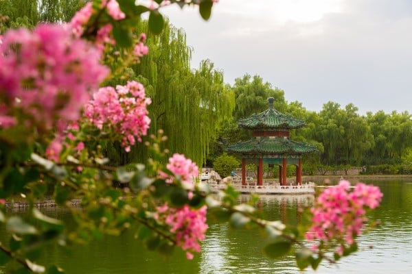 The historic guest villas are situated within the tranquil Diaoyutai Scenic Area in the western suburbs of Beijing. Photo: Shutterstock The historic guest villas are situated within the tranquil Diaoyutai Scenic Area in the western suburbs of Beijing. Photo: Shutterstock